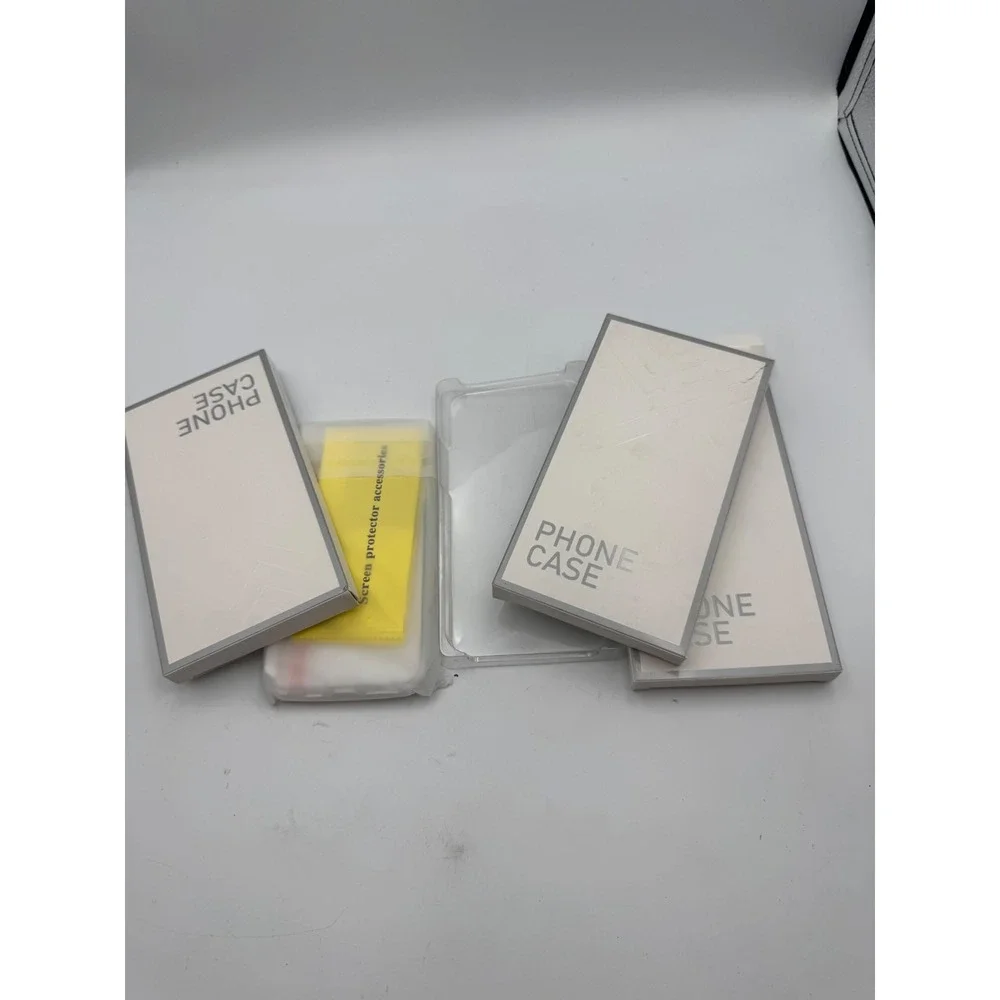 Lot of 3 Clear iPhone 11‎ Phone Cases with Screen Protector Accessories New